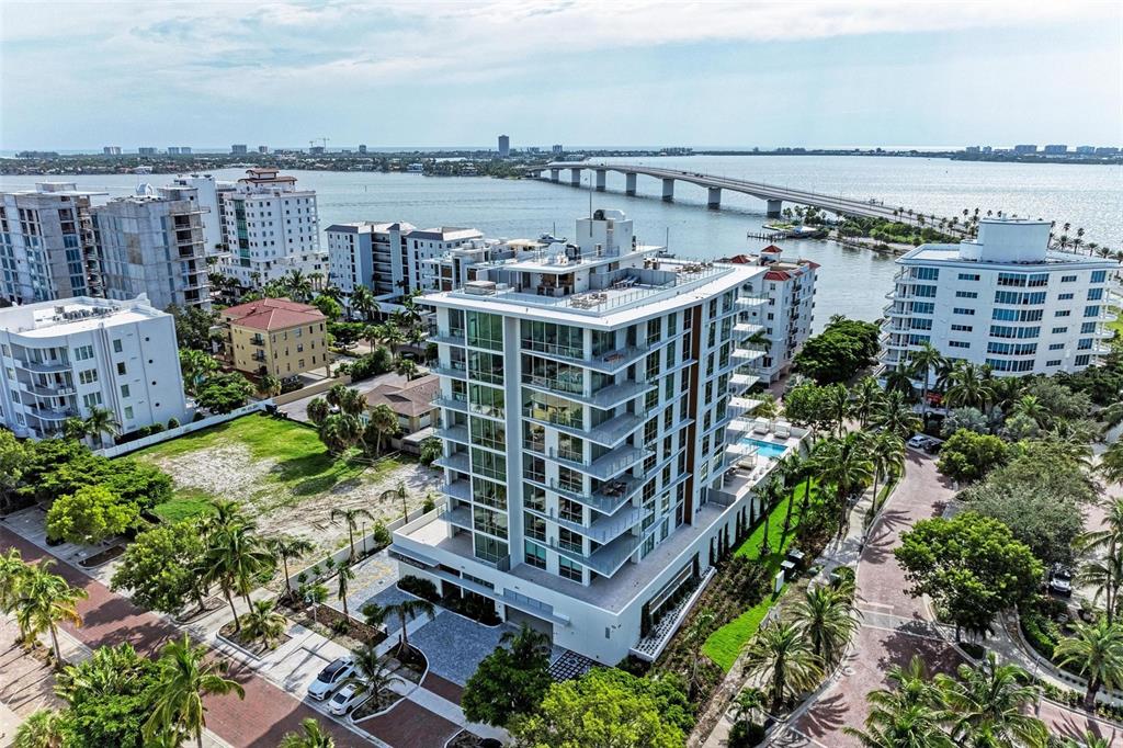 111 Golden Gate Point, Unit 402 Sarasota, FL 34236 - Photo 78 of 79 a view of a city with tall buildings