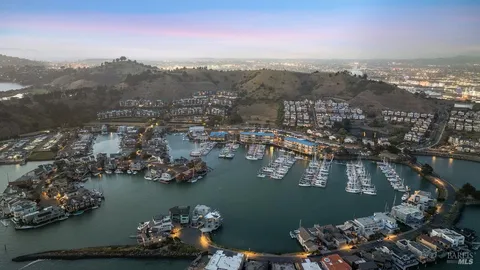 a view of a city with lake view
