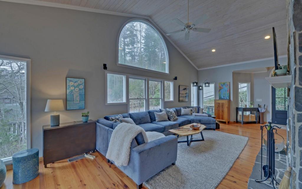 1431 Tame Turkey Road Lakemont, GA 30552 - Photo 6 of 62 a living room with furniture and a large window
