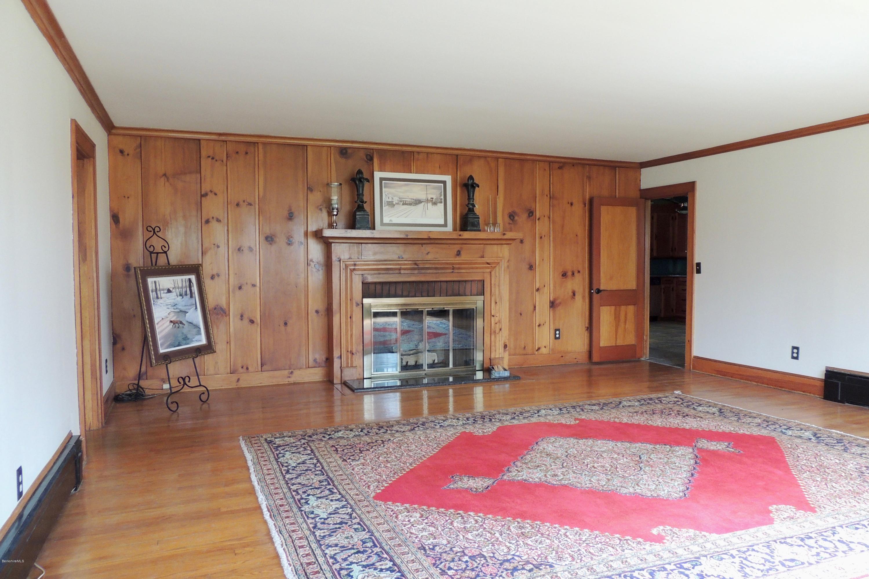 165 Pixley Road Monterey, MA 01230 - Photo 4 of 11 Living room with gas fireplace