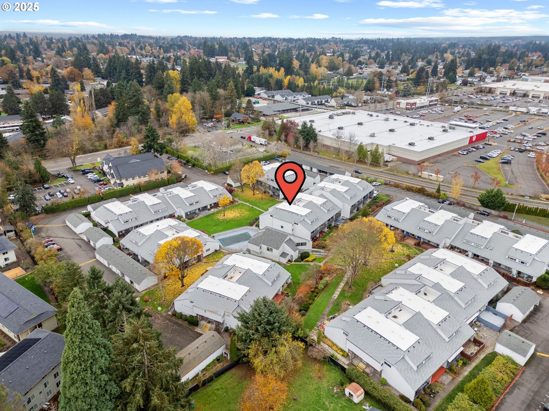311 Northeast 85th Street, Unit R Vancouver, WA 98665 - Photo 30 of 34 an aerial view of residential houses with outdoor space