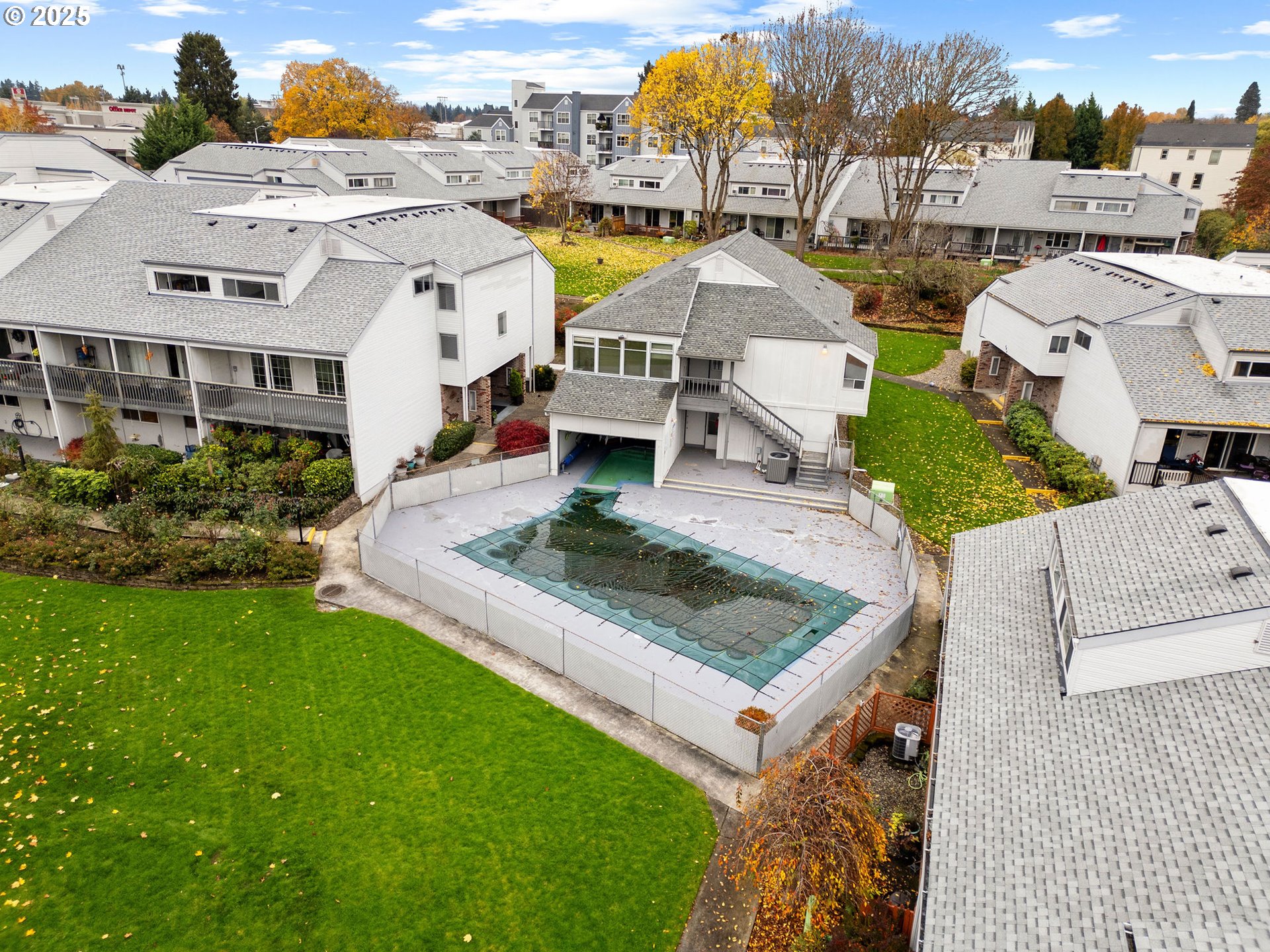 311 Northeast 85th Street, Unit R Vancouver, WA 98665 - Photo 32 of 34 an aerial view of residential houses with outdoor space and parking