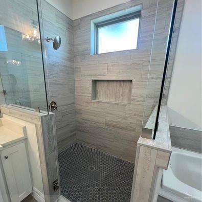 804 Grayson Avenue McAllen, TX 78504 - Photo 17 of 30 a bathroom with a sink and mirror