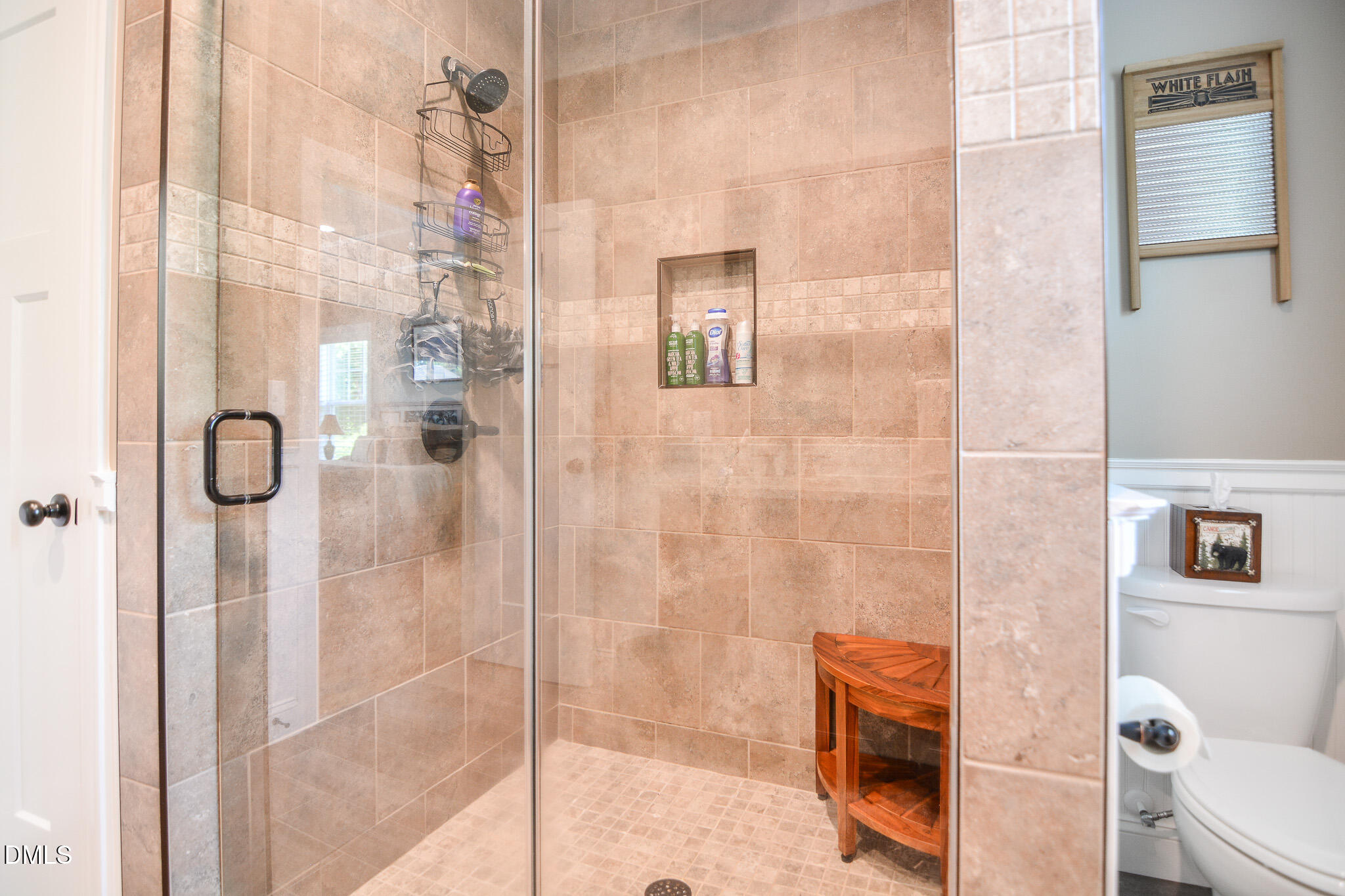 394 King Road Castalia, NC 27816 - Photo 26 of 100 a bathroom with a shower and a toilet