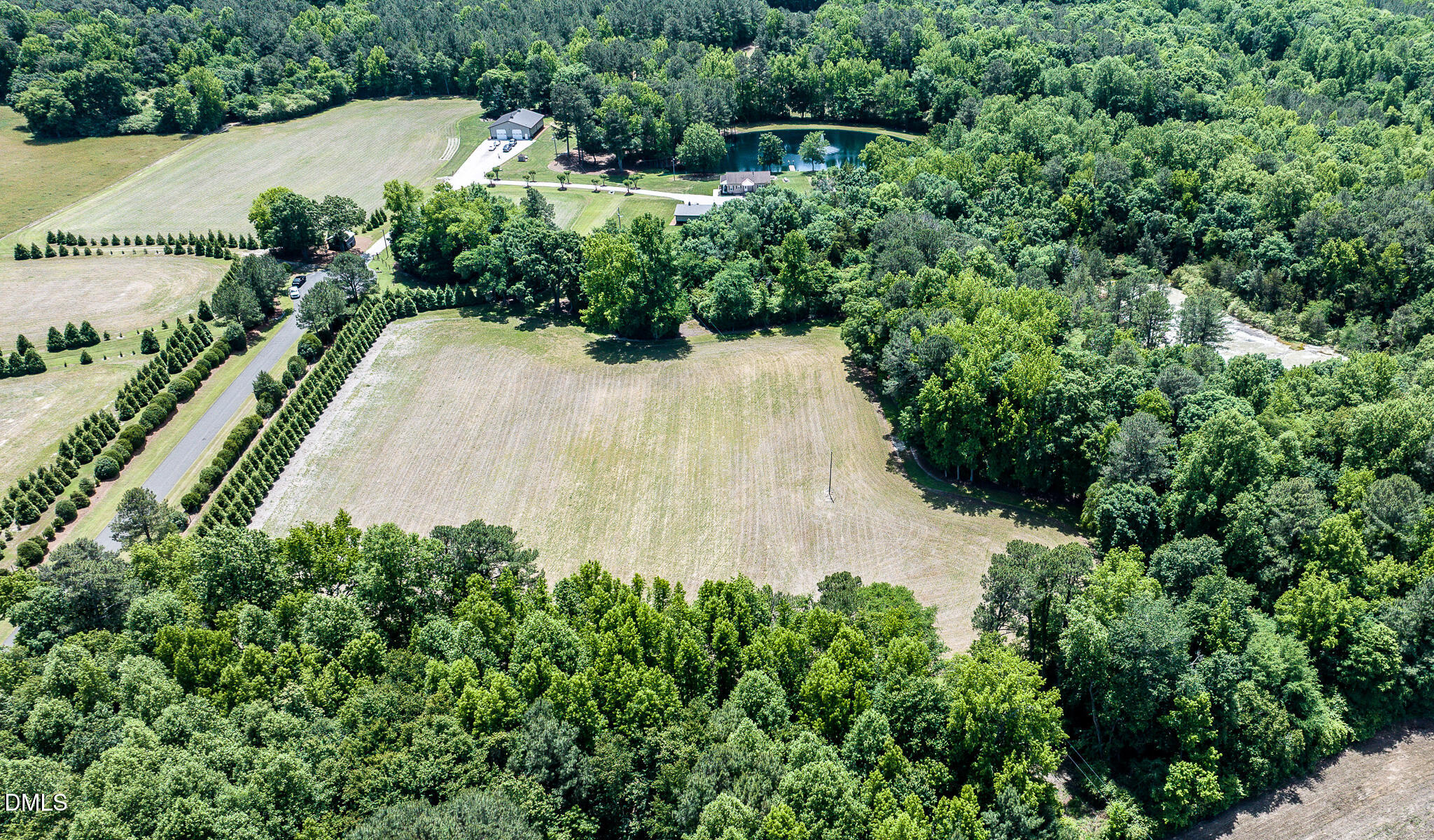 394 King Road Castalia, NC 27816 - Photo 68 of 100 an aerial view of residential house with outdoor space and trees all around