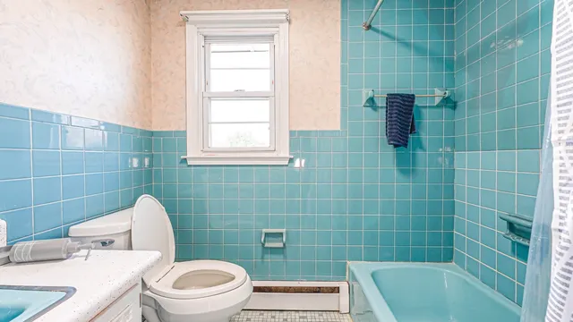 a bathroom with a sink a toilet and a bathtub