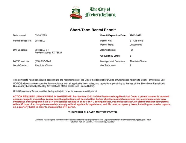 $494,000 | 901 Bell Street, Fredericksburg, TX 78624