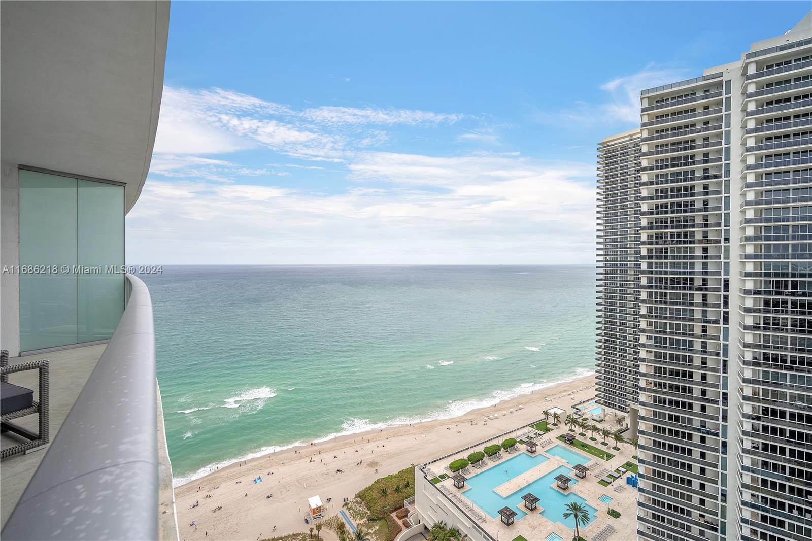 4111 South Ocean Drive, Unit 2809 Hollywood, FL 33019 - Photo 1 of 29 a view of ocean with a large building