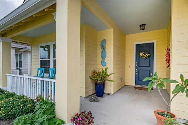view of a entryway door front of house