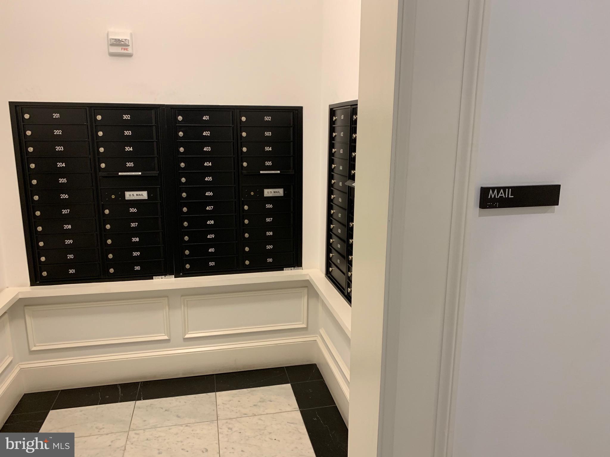 1011 M Street Northwest, Unit 702 Washington, DC 20001 - Photo 29 of 61 Mailroom