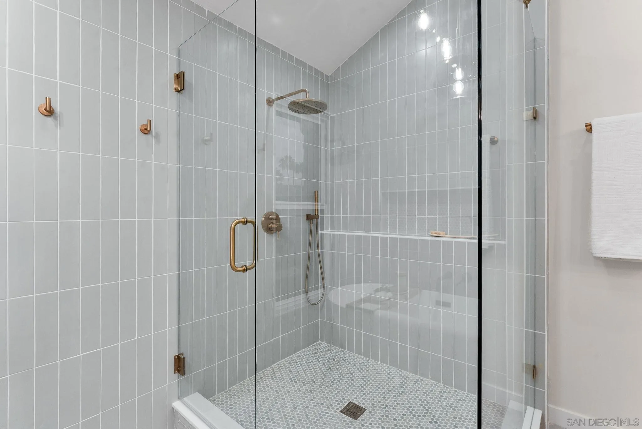 16048 Via Viajera Rancho Santa Fe, CA 92091 - Photo 25 of 46 a bathroom with a shower