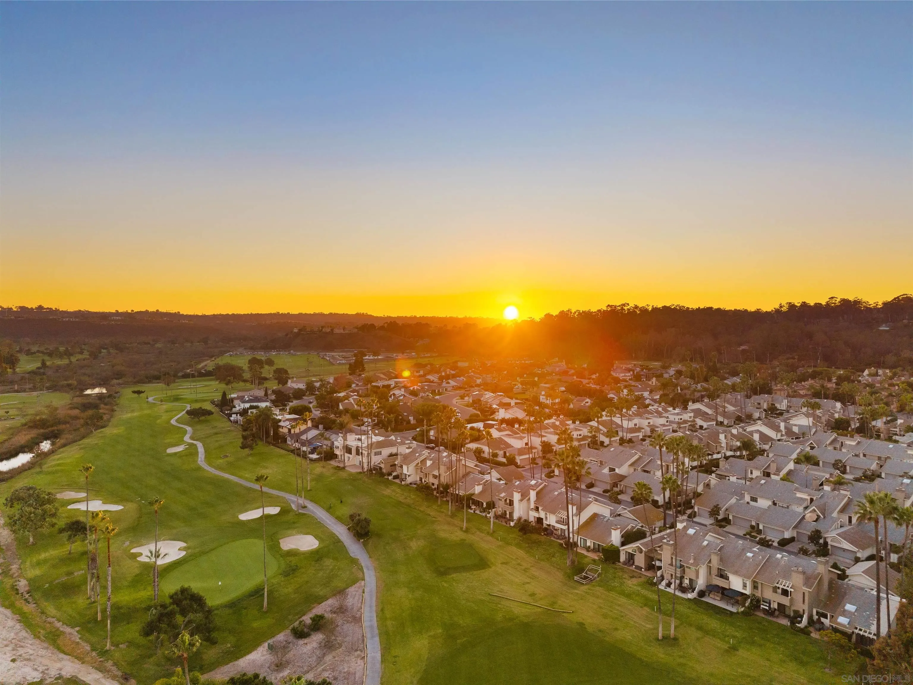 16048 Via Viajera Rancho Santa Fe, CA 92091 - Photo 39 of 46 a view of a city with mountains in the background