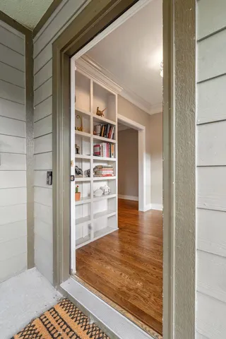 a view of empty room