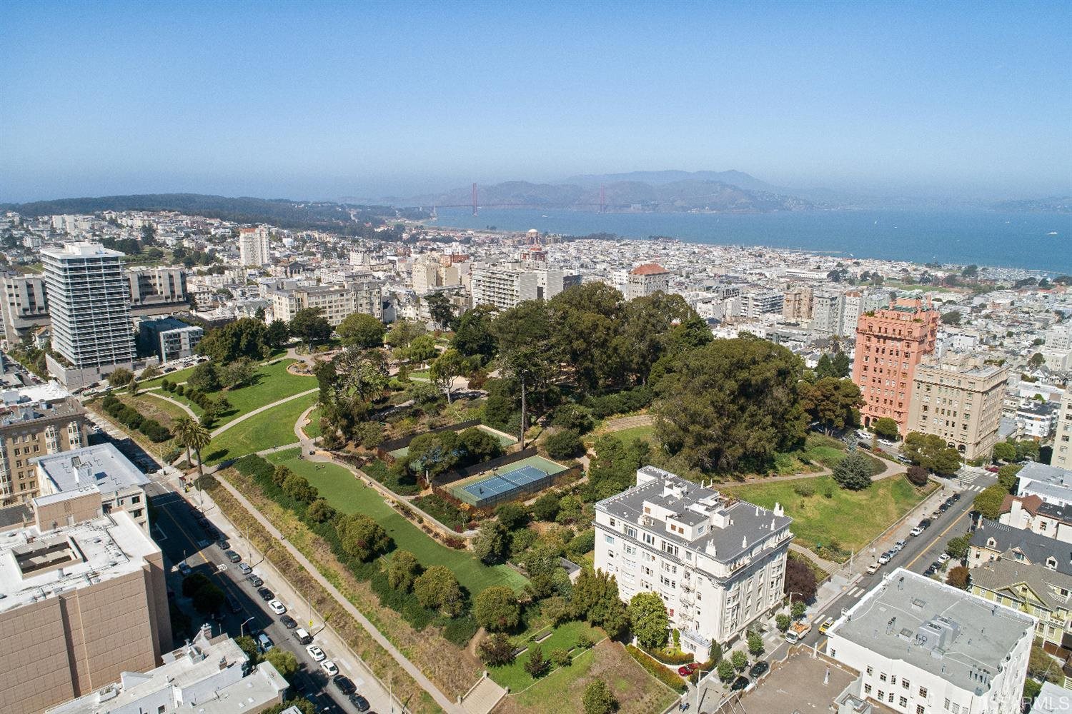 1925 Gough Street, Unit 11 San Francisco, CA 94109 - Photo 43 of 46 an aerial view of multiple house