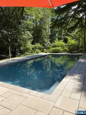 a view of a room with garage