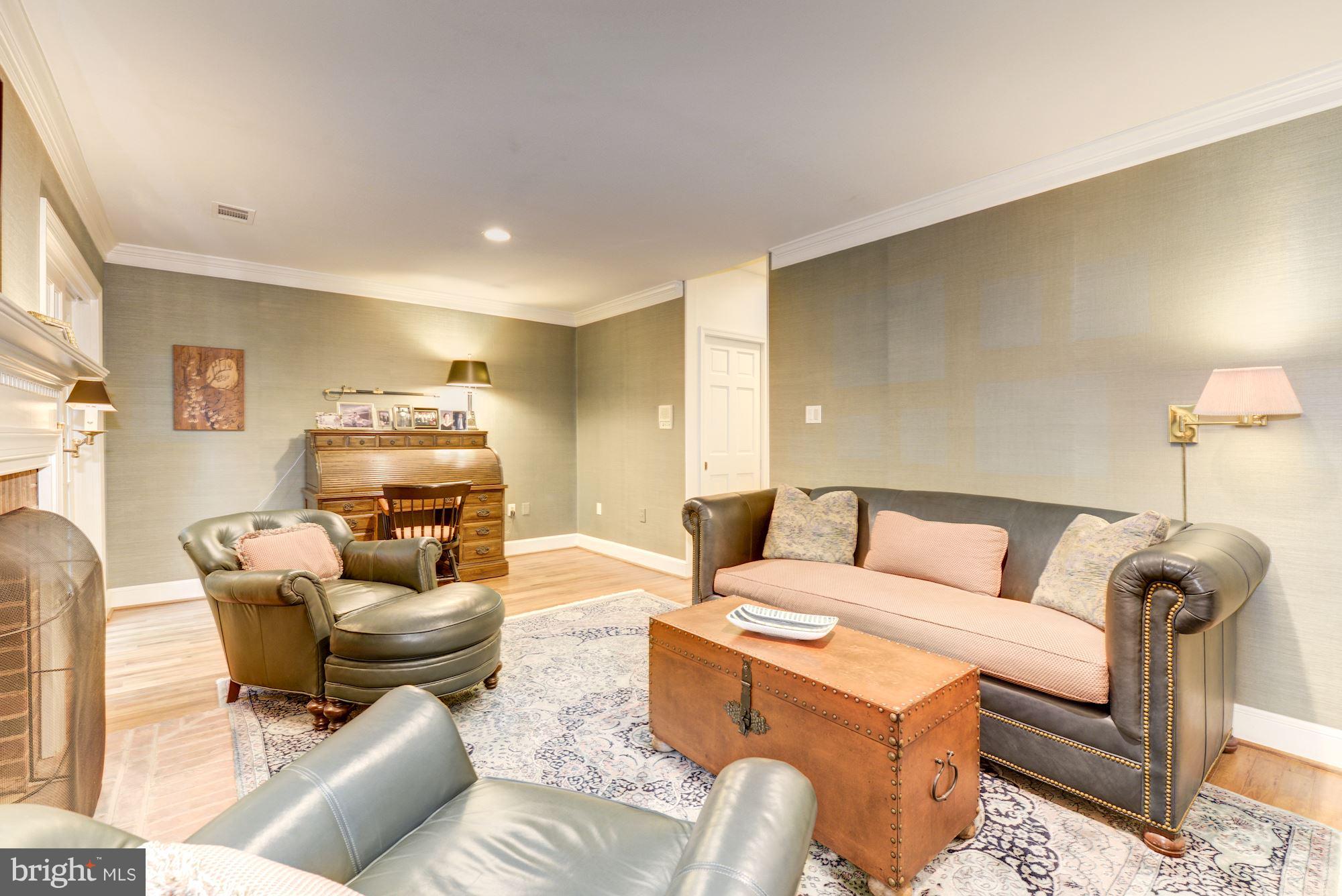3628 Winfield Lane Northwest Washington, DC 20007 - Photo 24 of 30 Family Room with Fireplace