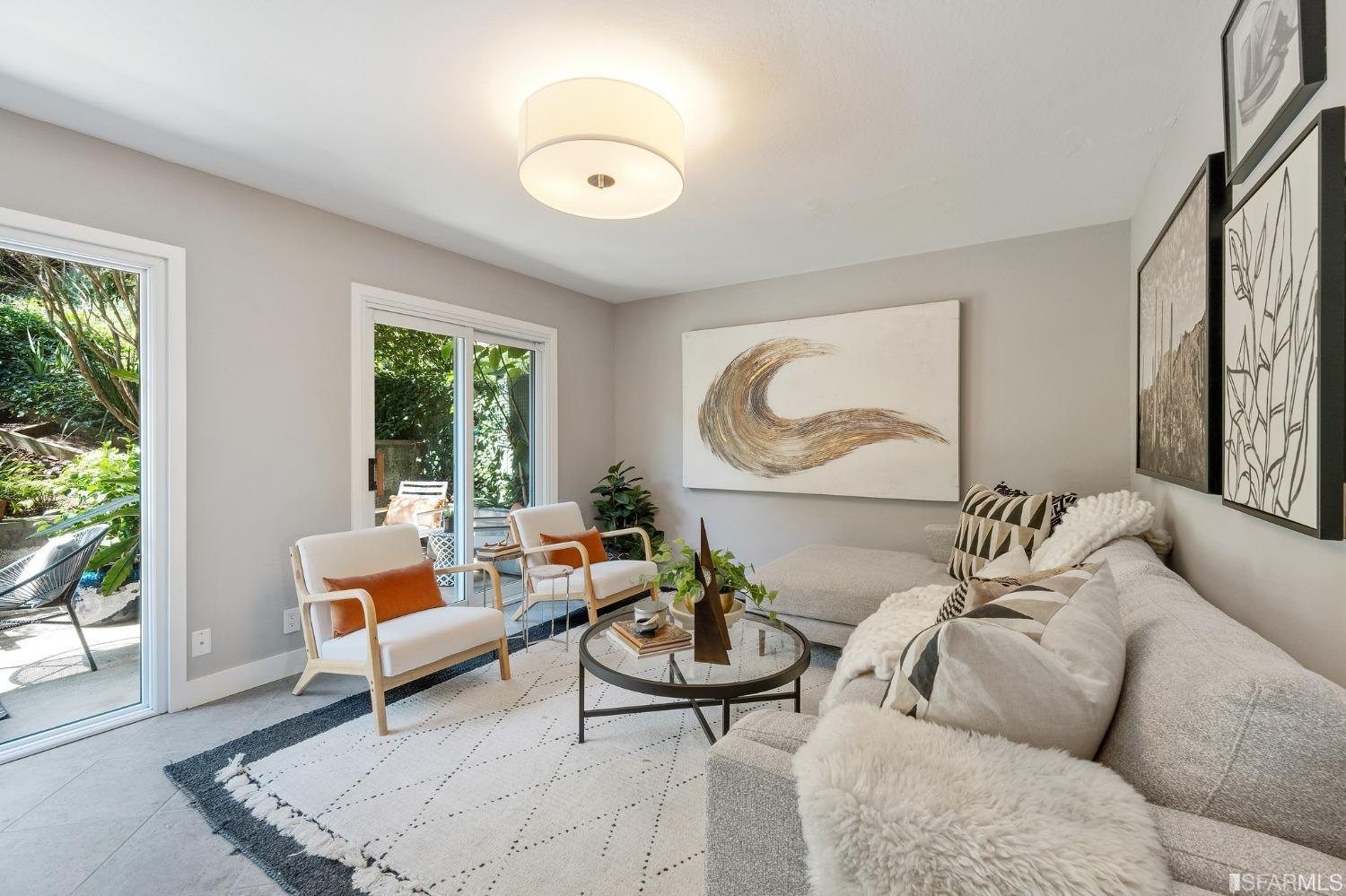 47 Malta Drive San Francisco, CA 94131 - Photo 14 of 40 a living room with furniture and a large window