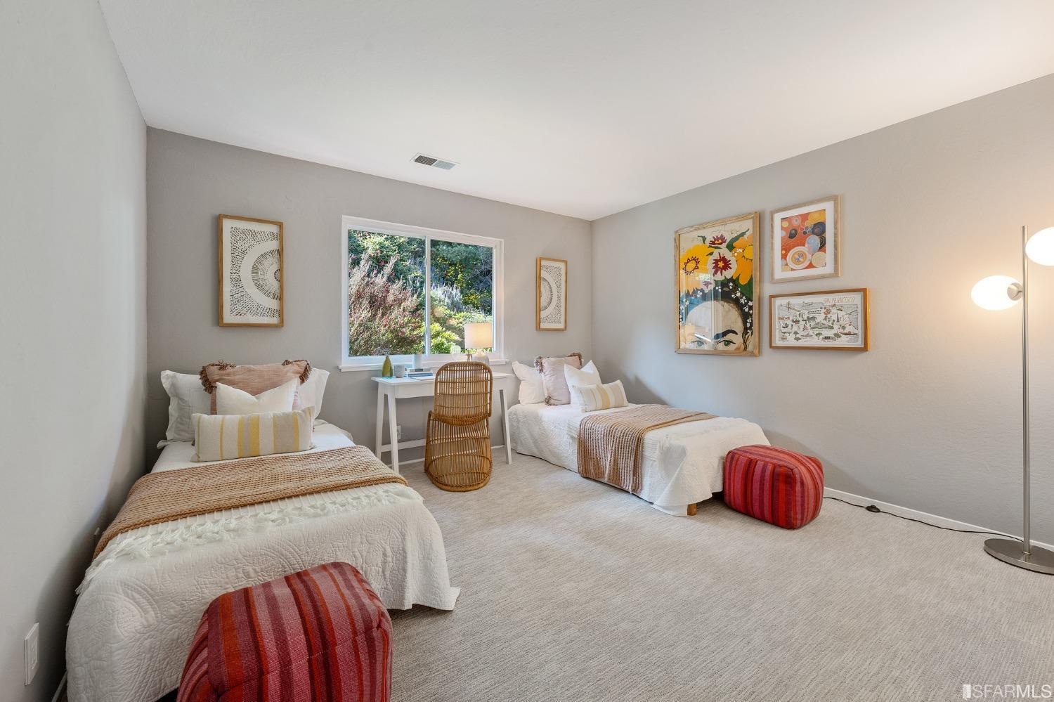 47 Malta Drive San Francisco, CA 94131 - Photo 30 of 40 a bedroom with bed and window