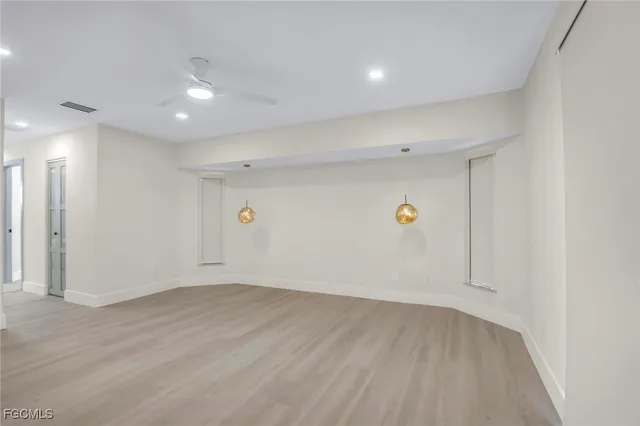 a view of empty room