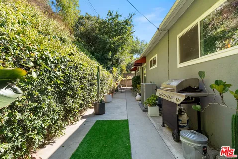 a outdoor space with sitting space