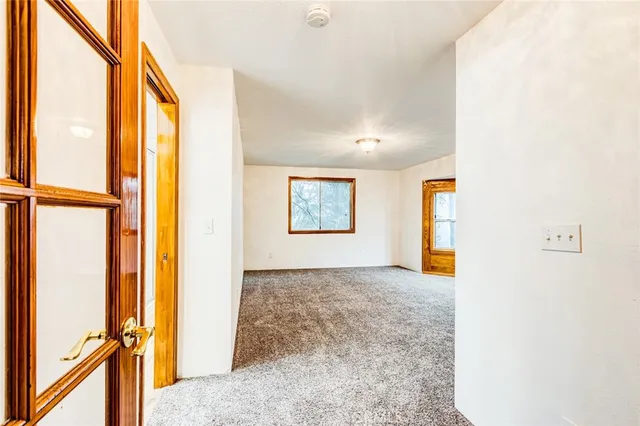 a view of an empty room