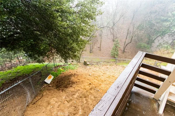 a view of an outdoor space and a yard