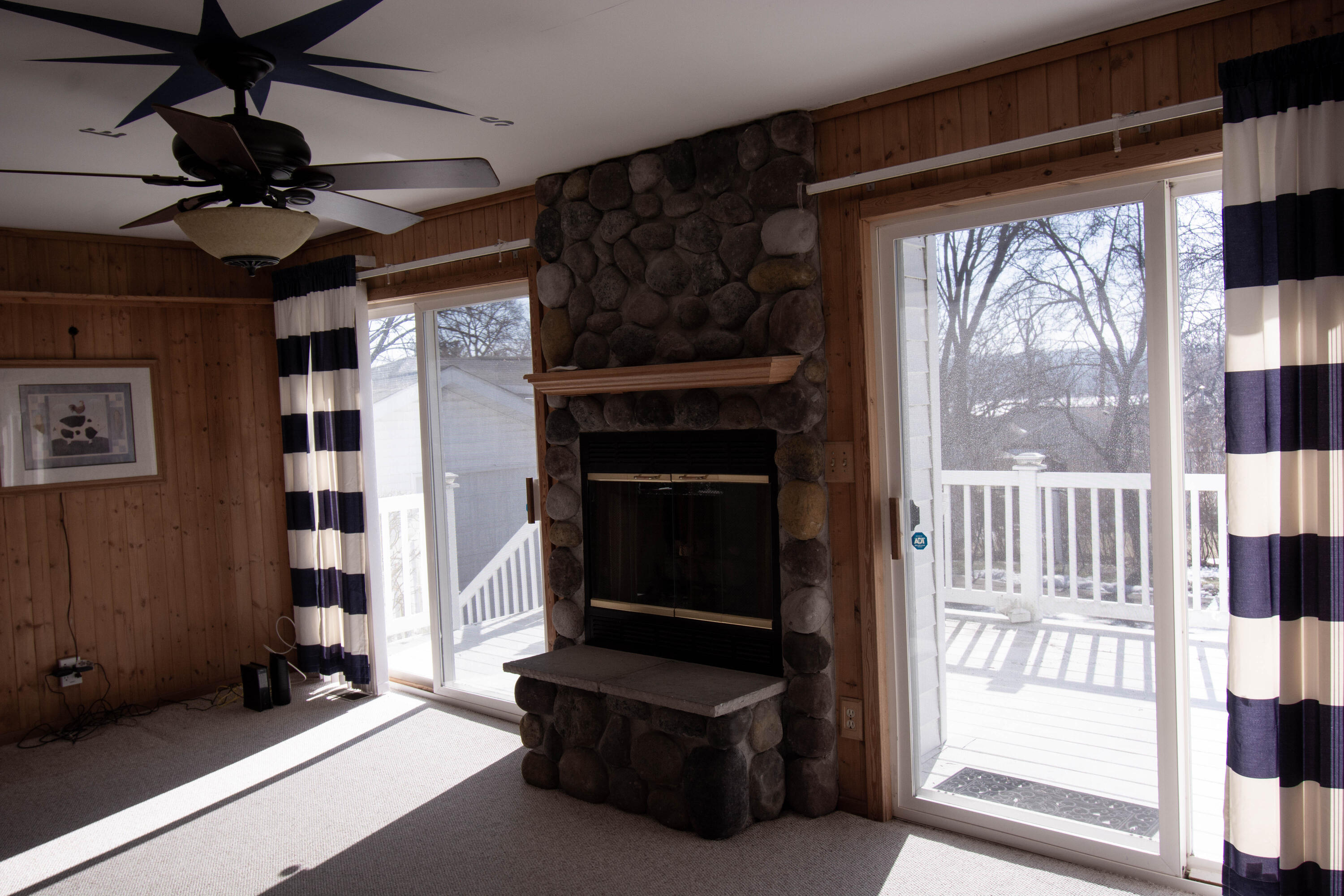 N3220 Acacia Road Geneva, WI 53147 - Photo 14 of 27 Fire Place W/ Side Deck