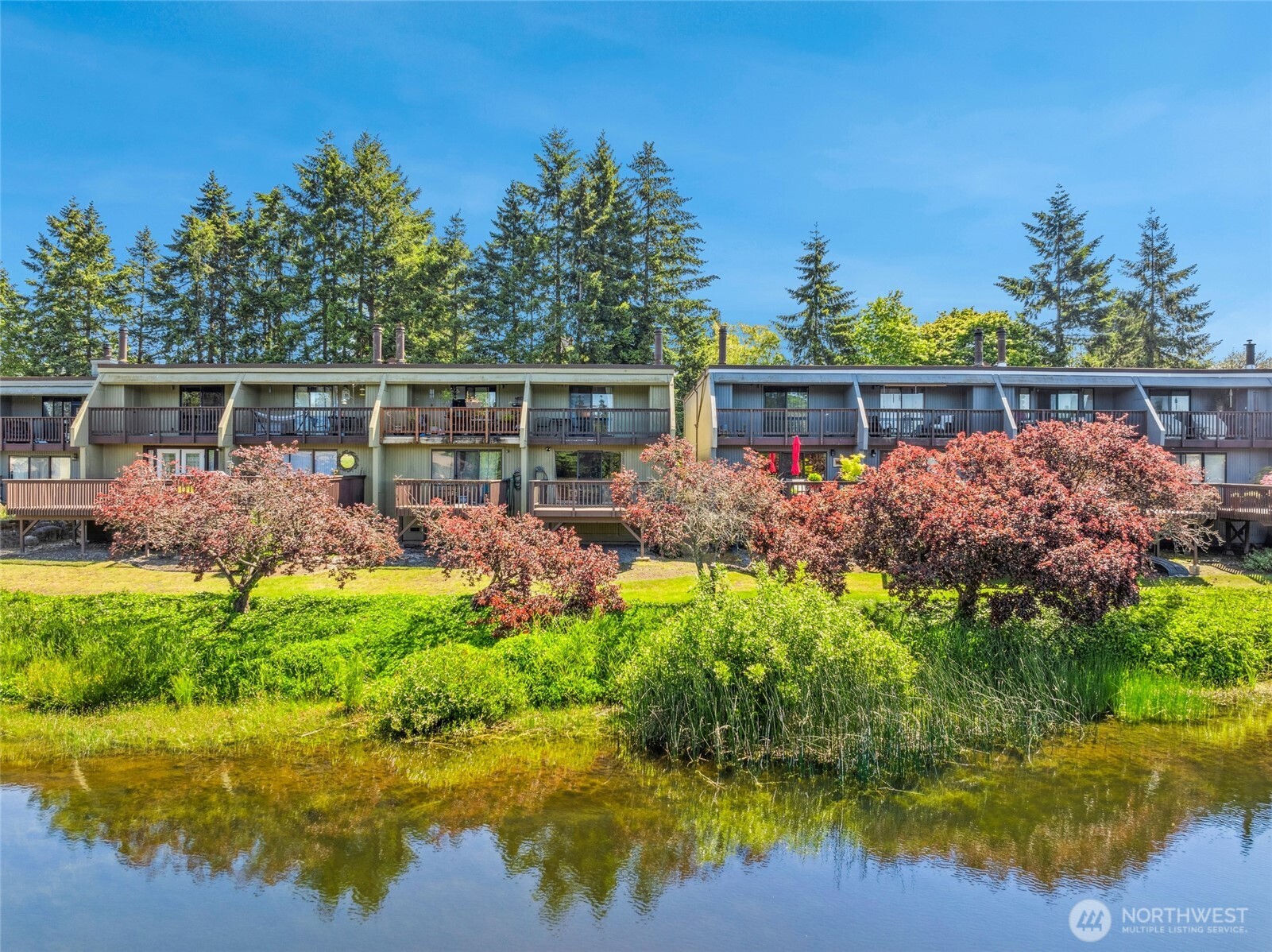 30831 13th Place South, Unit 13 Federal Way, WA 98003 - Photo 35 of 38 a view of a garden with lake from house