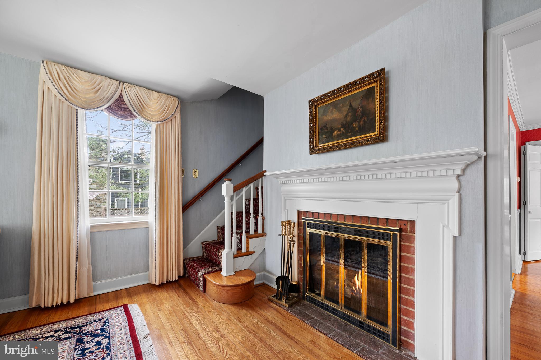 243 Walnut Road Strafford, PA 19087 - Photo 11 of 37 Gas Fireplace for Cooler Evenings