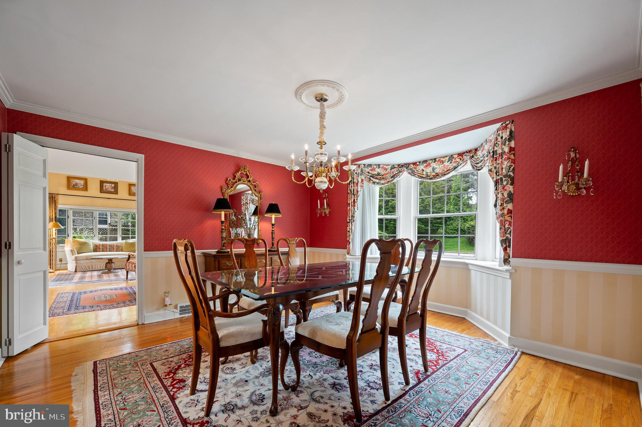 243 Walnut Road Strafford, PA 19087 - Photo 12 of 37 Dining Room could be Formal or Casual in Style