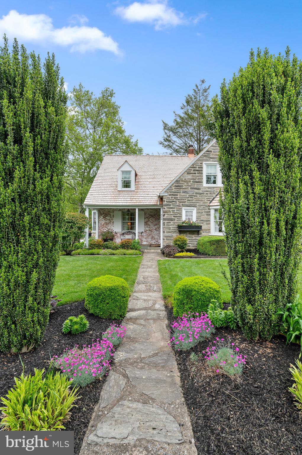 243 Walnut Road Strafford, PA 19087 - Photo 2 of 37 Super Charming Stone & Brick Home