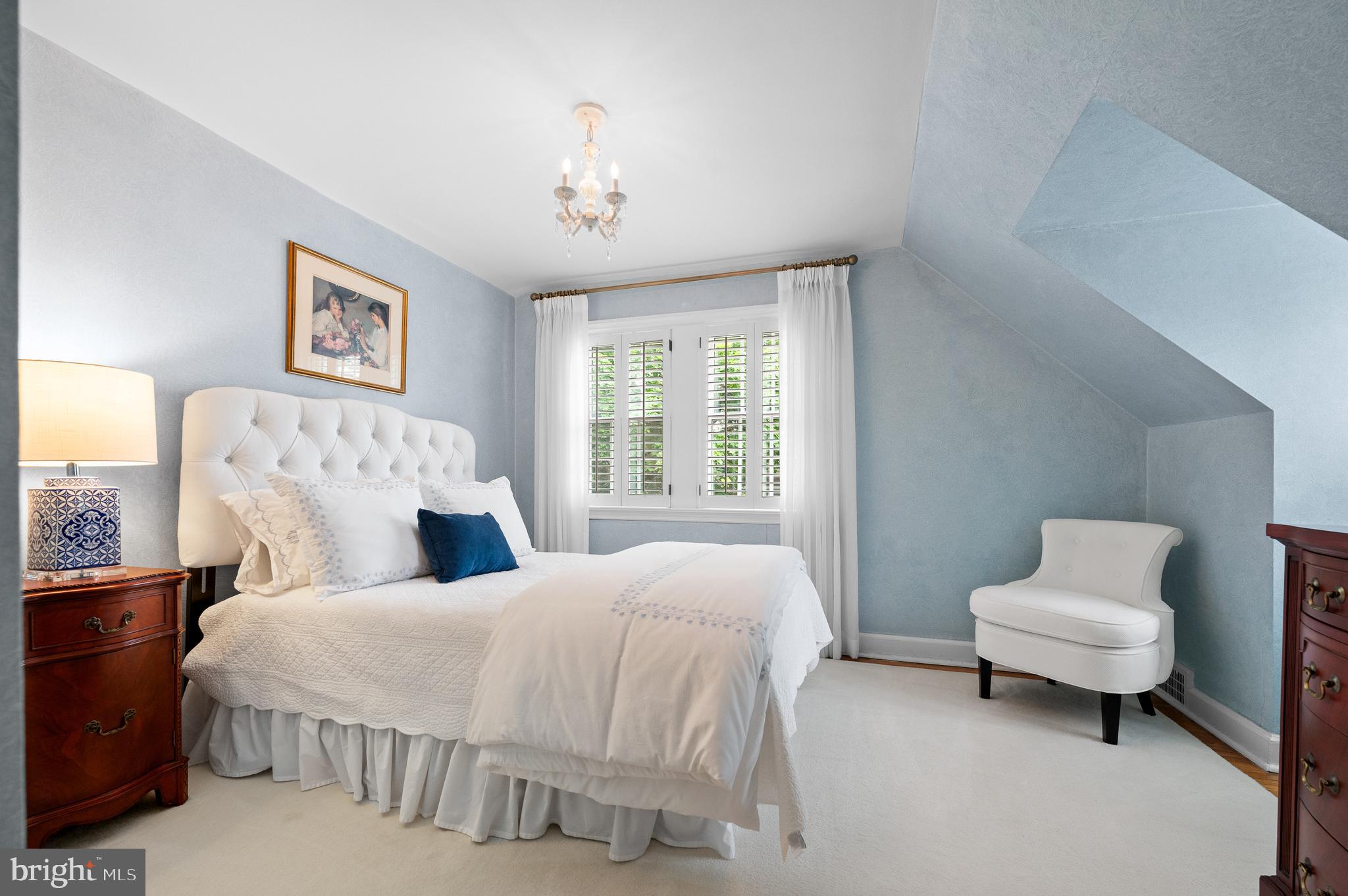 243 Walnut Road Strafford, PA 19087 - Photo 25 of 37 2nd Bedroom with Plantation Shutters