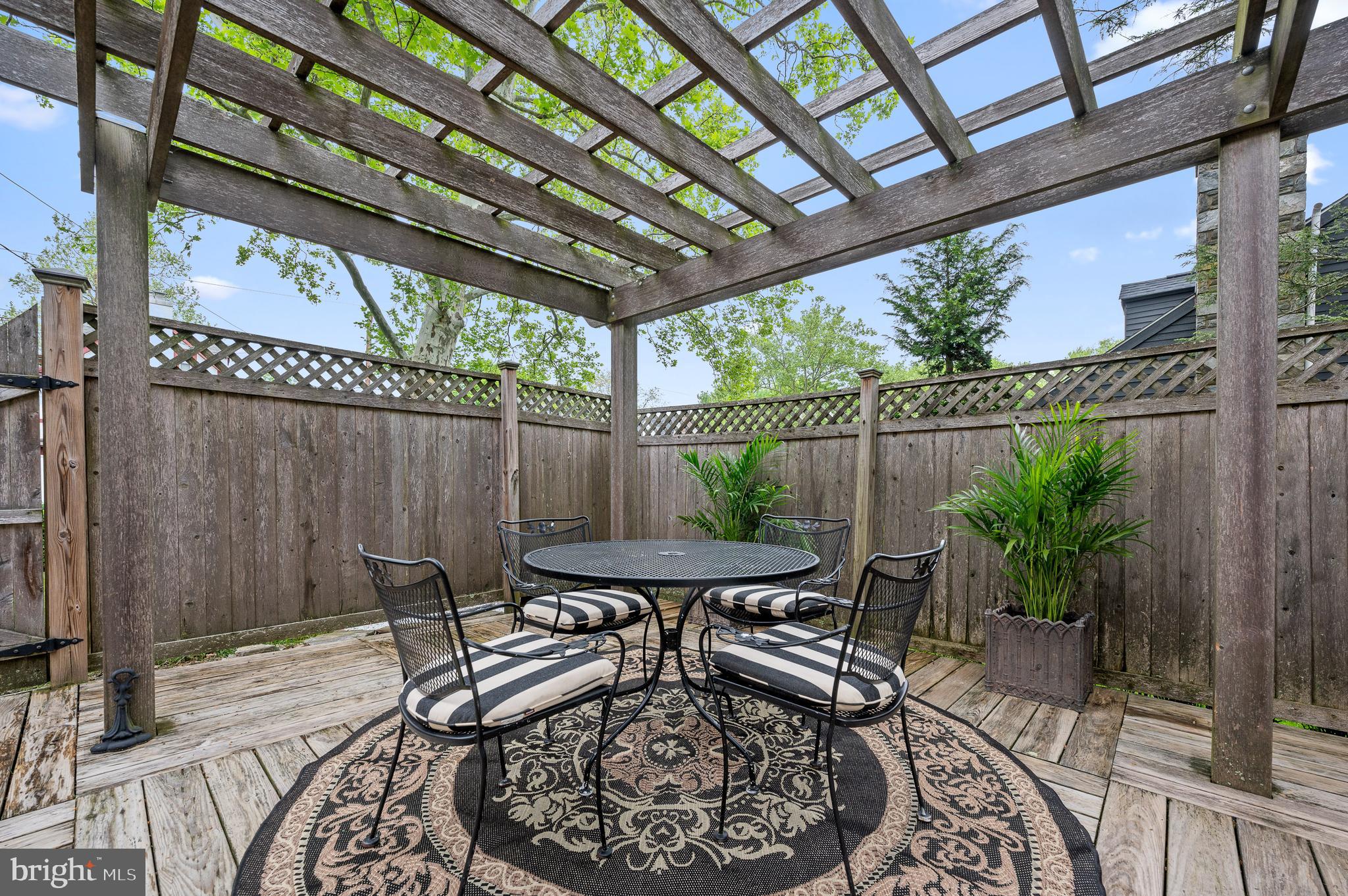 243 Walnut Road Strafford, PA 19087 - Photo 33 of 37 Nice Privacy for Dining Al Fresco