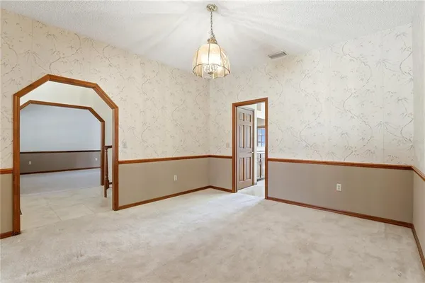 a view of closet area
