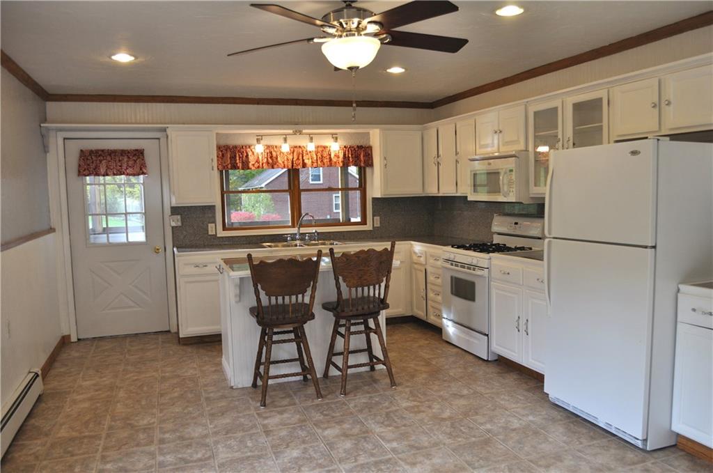 6629 Old Rte 8 North Valencia, PA 16059 - Photo 3 of 22 Hugh Kitchen w/ Ceramic Tile Flooring, Recessed Lighting & Lighted Ceiling Fan