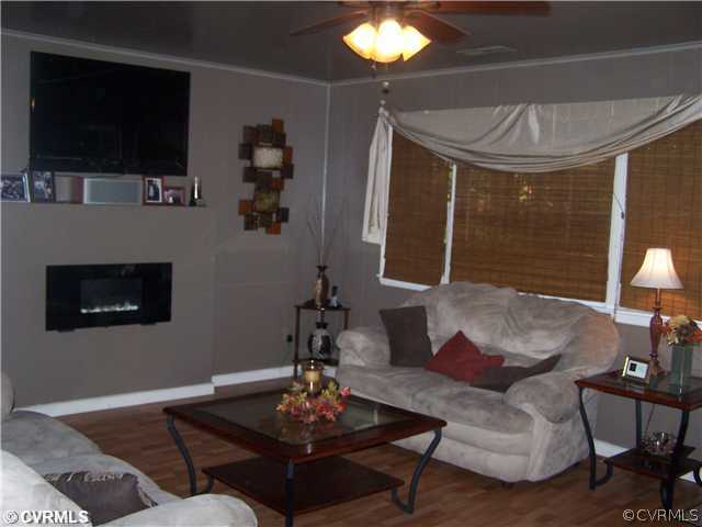 2348 Mountain View Road Powhatan, VA 23139 - Photo 8 of 12 Living Room - Living Room With Wood Lam. Floor, an