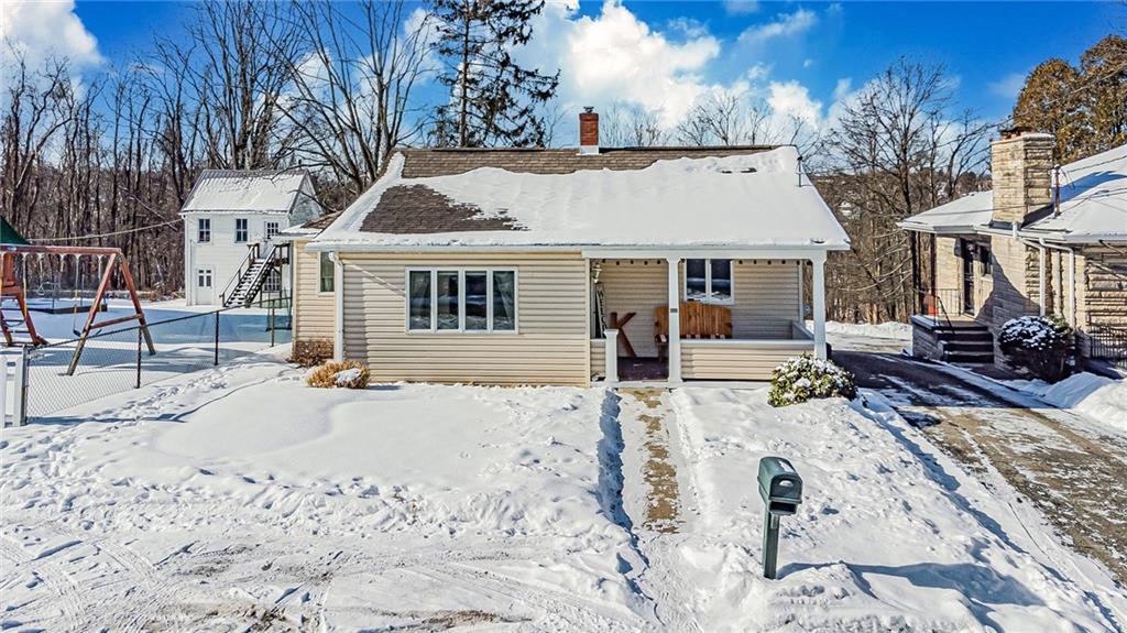 a view of a house with wooden floor
