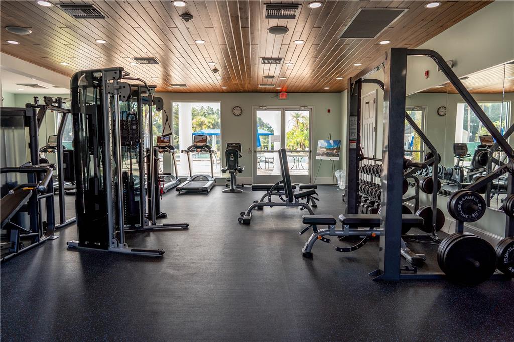 4978 Southern Valley Loop Brooksville, FL 34601 - Photo 78 of 78 a view of a room with gym equipment