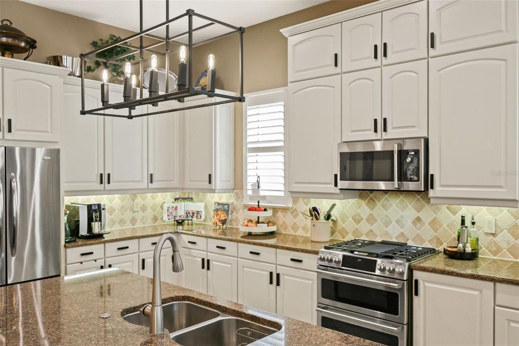 4978 Southern Valley Loop Brooksville, FL 34601 - Photo 10 of 78 a kitchen with stainless steel appliances granite countertop a sink and cabinets