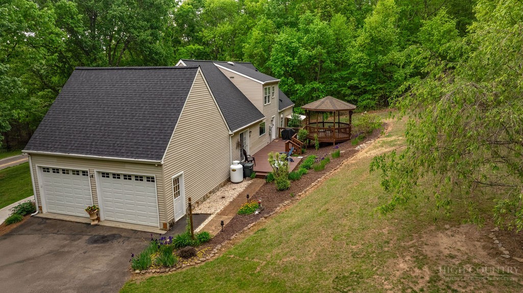 970 Vox Road Sparta, NC 28675 - Photo 39 of 50 a aerial view of a house with a yard