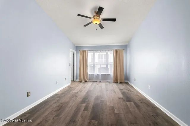 wooden floor in an empty room