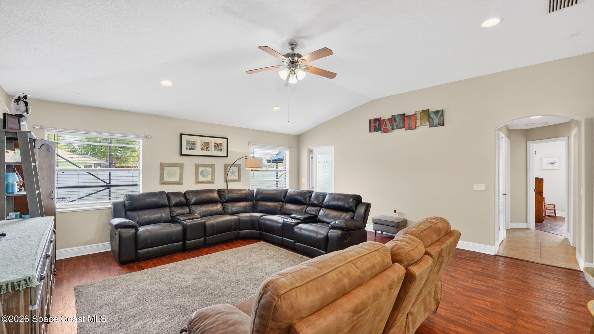 4082 Brantley Circle Rockledge, FL 32955 - Photo 12 of 53 a living room with furniture and a large window