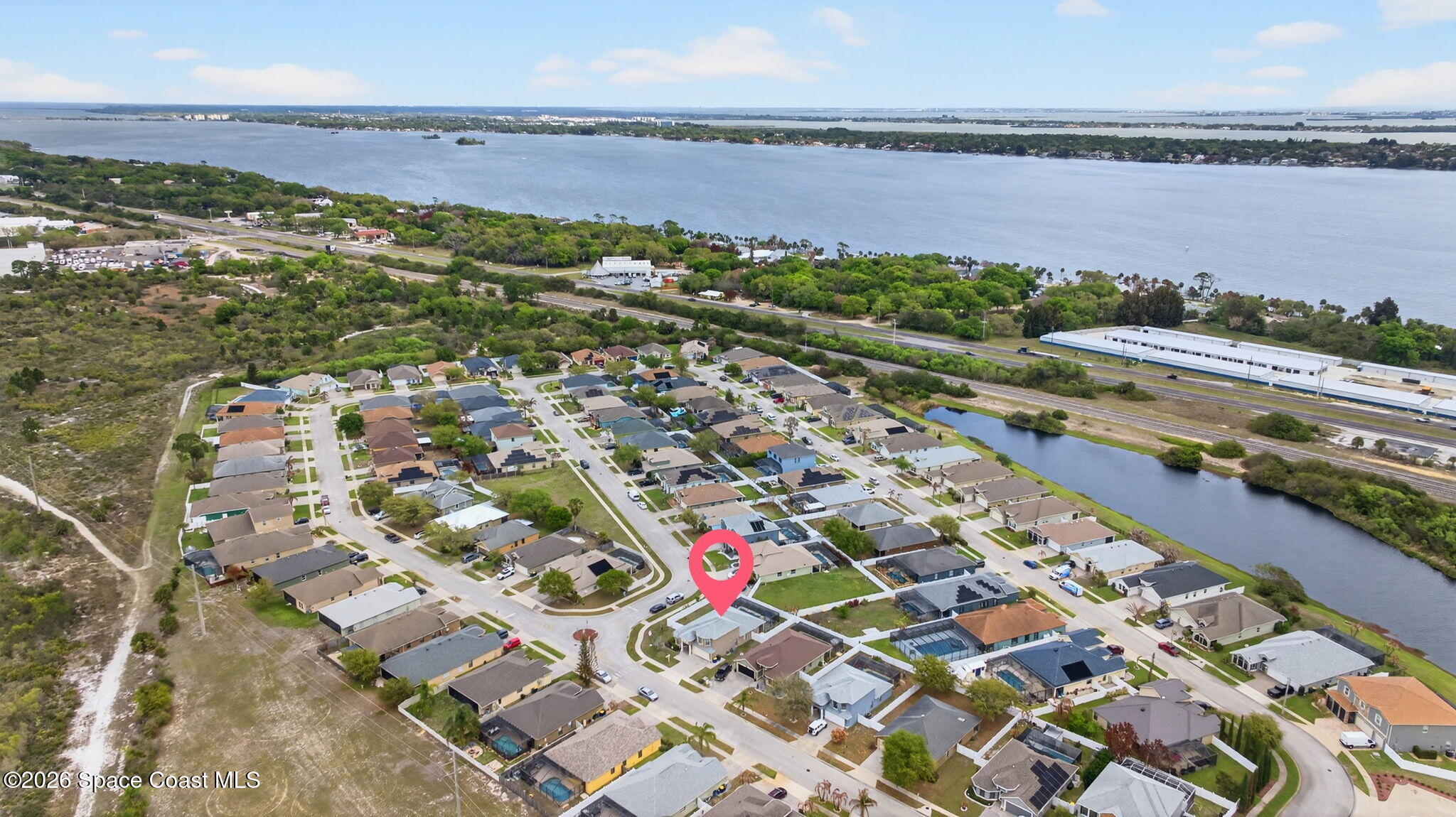4082 Brantley Circle Rockledge, FL 32955 - Photo 46 of 53 a view of a city and lake view