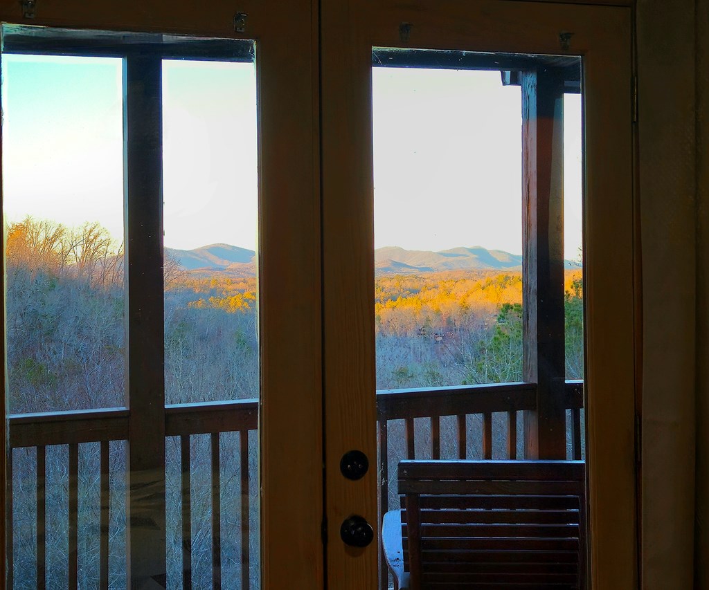 91 Black Gum Lane Blue Ridge, GA 30513 - Photo 39 of 52 Winter 2025 - View from upper level Deck