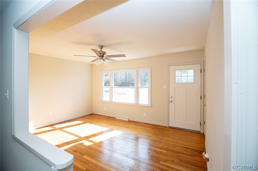 3488 Meherrin Road Meherrin, VA 23954 - Photo 8 of 50 a view of a room with wooden floor and a window