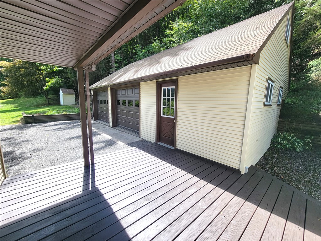 3855 Texas Hollow Road Hector, NY 14818 - Photo 37 of 50 Side Entrace To 2 Car Detached Garage