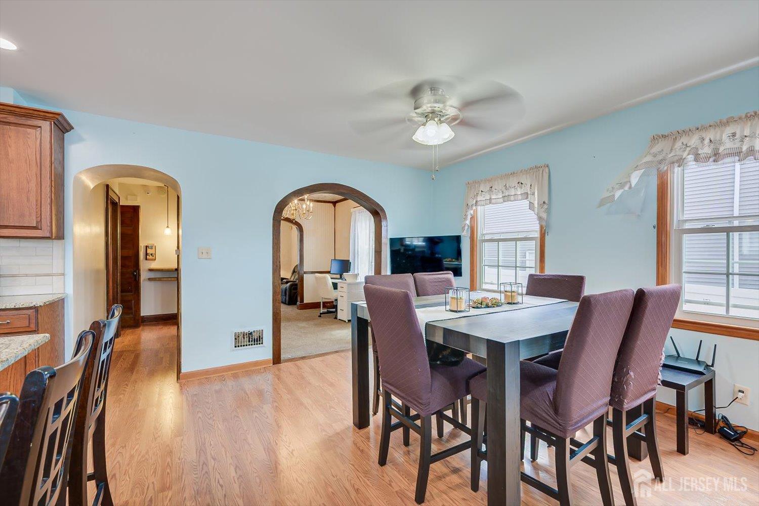 620 Dunellen Avenue Dunellen, NJ 08812 - Photo 18 of 48 a view of a dining room with furniture window and wooden floor