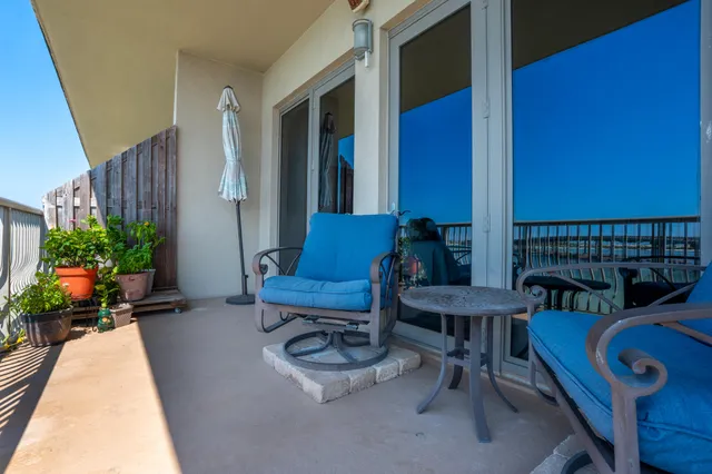 a view of a lake with a yard