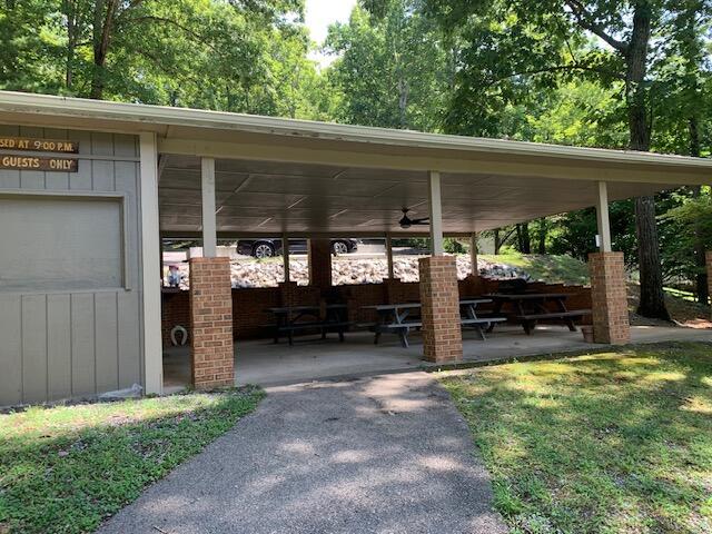 Lot 12 Gap Bridge Road Moneta, VA 24121 - Photo 9 of 14 a view of a backyard with a patio and a yard