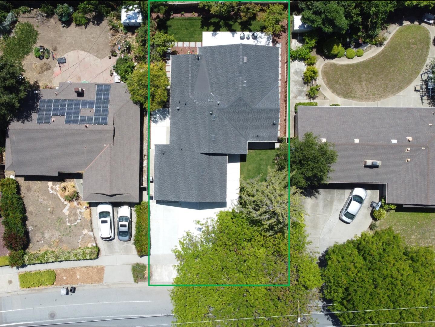 6746 Bollinger Road San Jose, CA 95129 - Photo 29 of 30 an aerial view of a house with a swimming pool